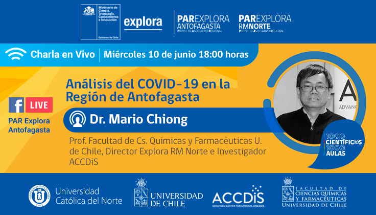 Charla online abordará la situación actual del COVID-19 en la Región de Antofagasta