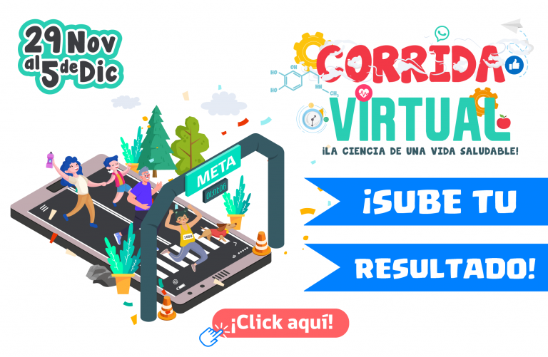 ¡Únete a esta experiencia virtual y sé parte de la corrida “La CIENCIA de una Vida Saludable!