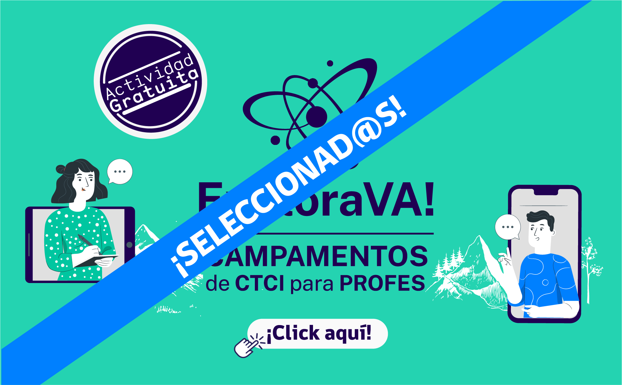 ¡Revisa la lista de seleccionados/as para el Campamento Explora Va RM Norte!