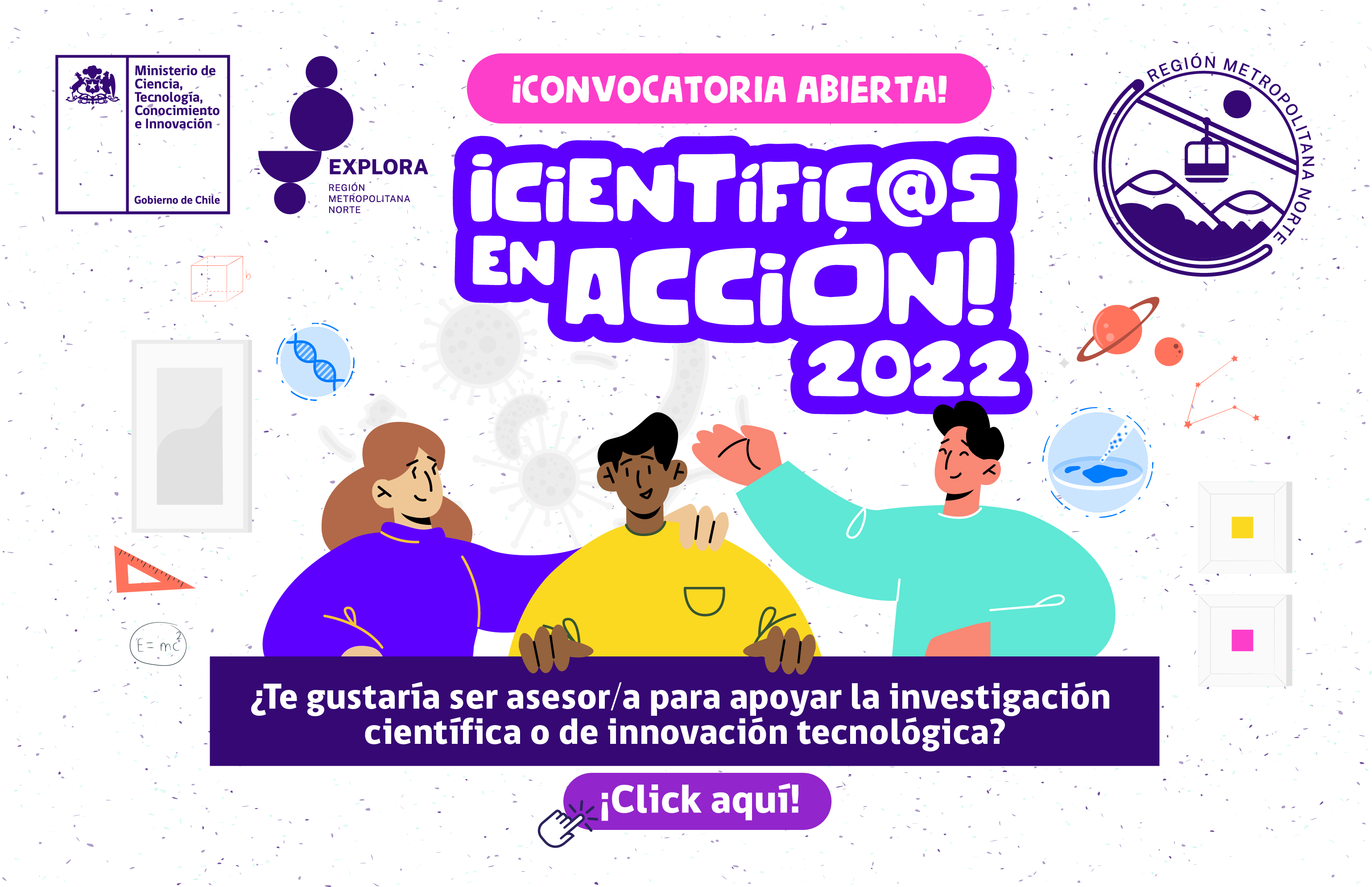 ¡Se abre la convocatoria de científic@s en acción!
