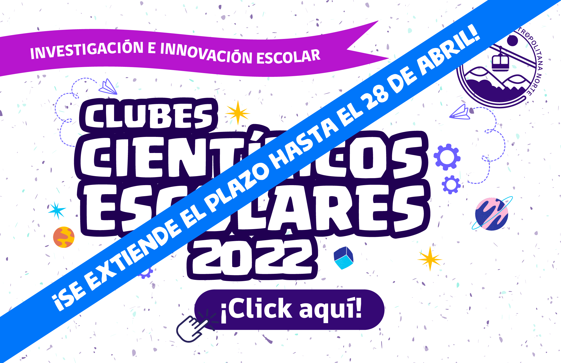 ¡¡Ya está abierta la convocatoria para participar en los  Clubes Científicos Escolares este año 2022!!