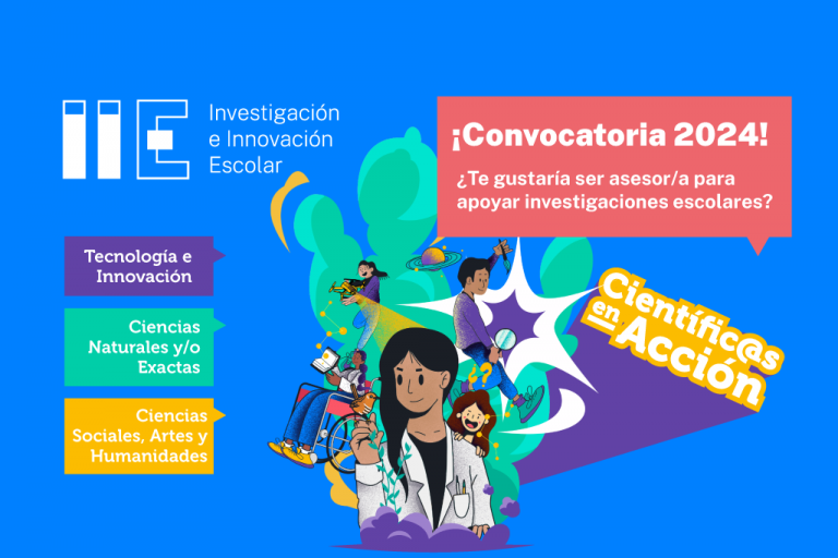 ¡Se abre la convocatoria de científic@s en acción 2024! Postula aquí