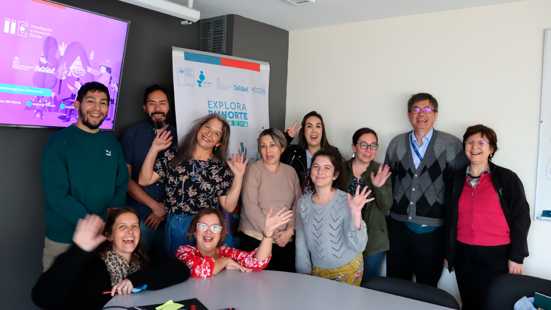 La Universidad Santo Tomás, recibió a los/as profesores que participarán en los Mini Explorador@s de Explora RM Norte