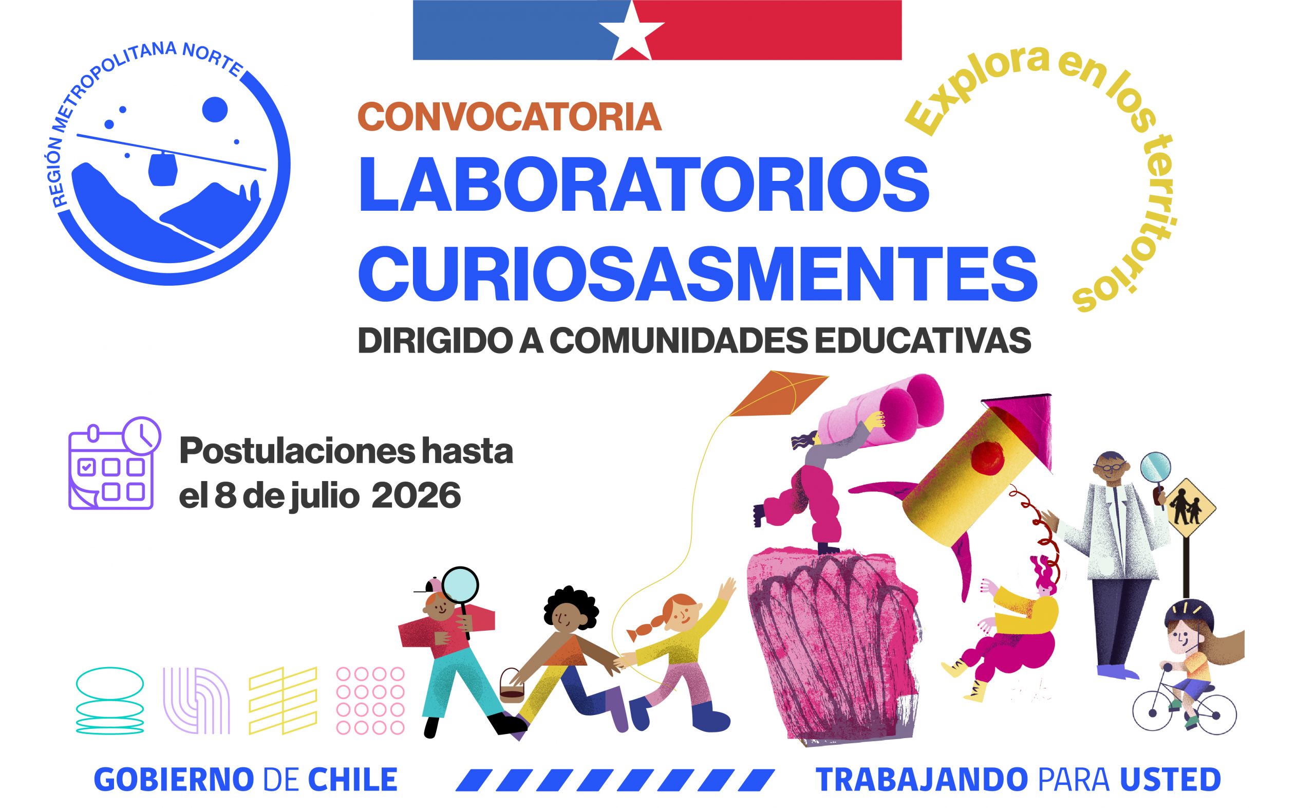 ¡Atención comunidades educativas! : Sé parte de Laboratorios ¡Explora en los territorios! 2026