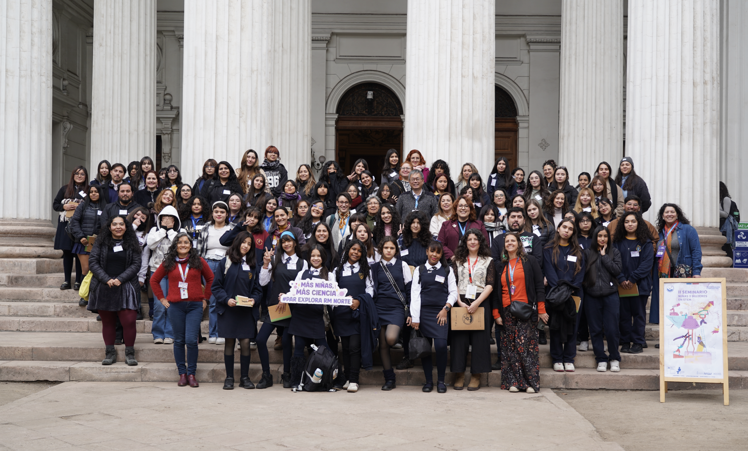 Más niñas y mujeres en ciencia: II Seminario STEM convocó a más de 100 estudiantes y docentes