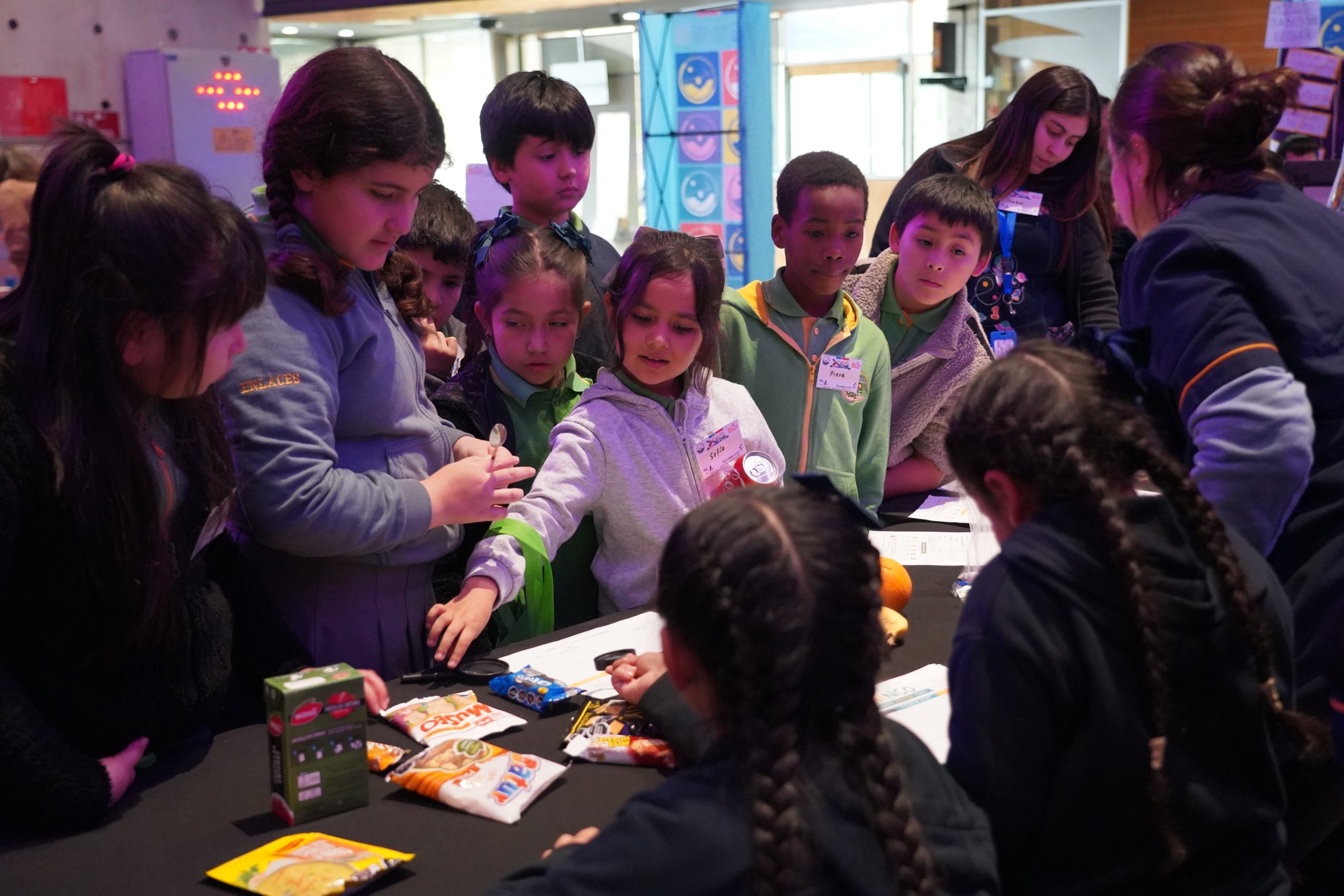 Aprendiendo y explorando hábitos saludables: estudiantes de primer ciclo básico comparten sus conocimientos para una vida sana