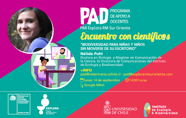 Participa en el nuevo “Encuentro con Científic@s” de Comunidad PAD