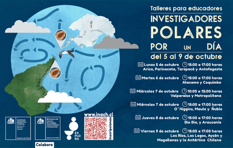 Participa en los talleres “Investigadores Polares por Un Día” de INACH