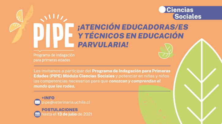 Convocatoria Abierta para Educadoras y Asistentes de Párvulos para el Programa de Indagación para Primeras Edades (PIPE)