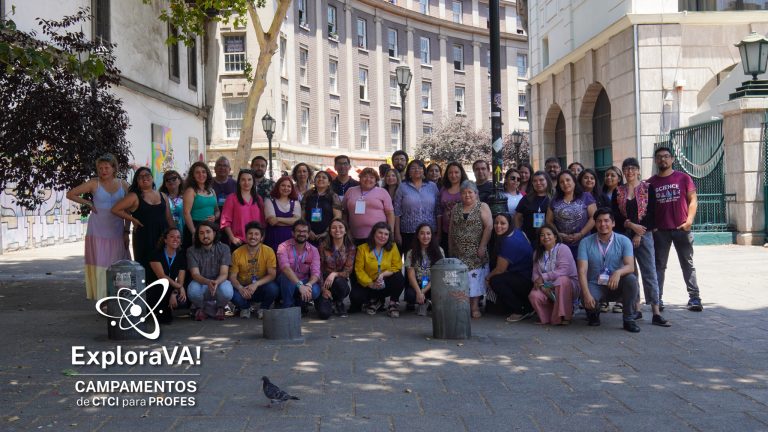 Docentes, educadoras y técnicos compartieron experiencias y aprendizajes en Campamento Explora VA!