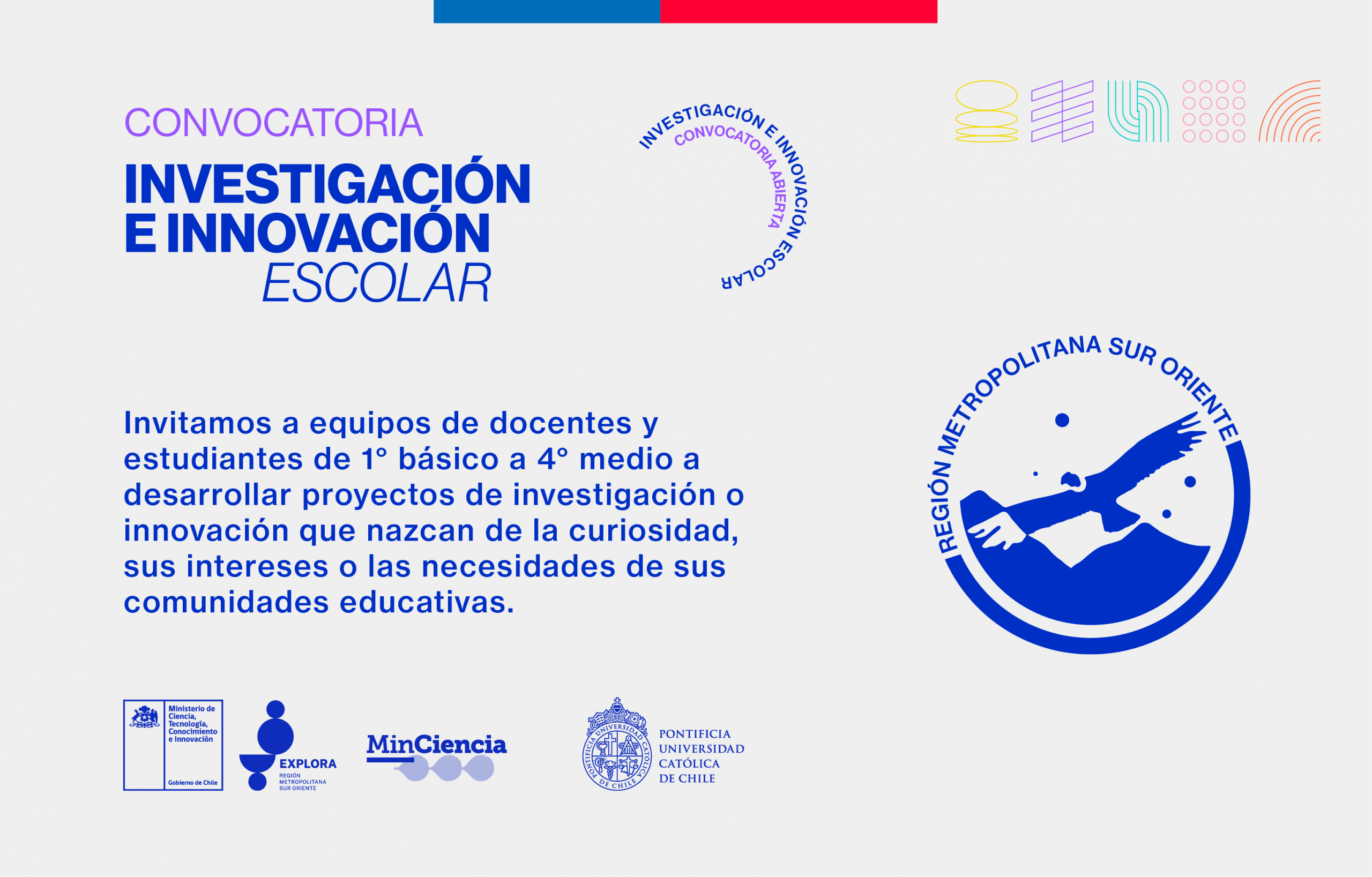 Abierta la convocatoria 2026 para Investigación e Innovación Escolar