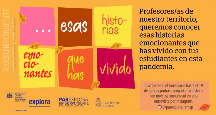 Profesores y profesoras, cuentennos sus historias - RM Sur ...