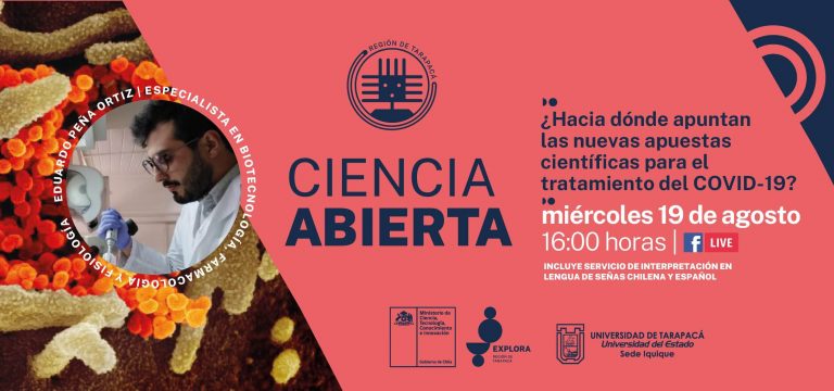 Miércoles 19 de agosto: charla EN VIVO de Ciencia Abierta