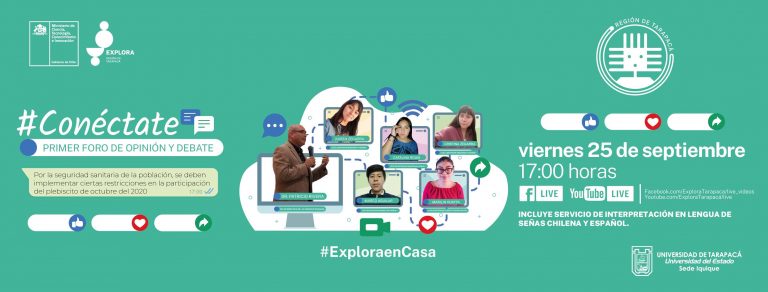 Viernes 25 de septiembre: Primer “Foro de opinión y debate, CONÉCTATE”