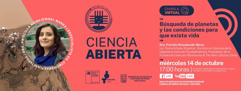 Miércoles 14 de octubre: Charla “Búsqueda de planetas y las condiciones para que exista vida”