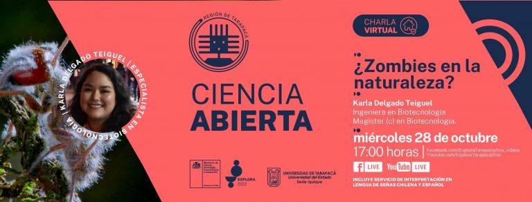 Miércoles 28 de octubre: Charla “¿Zombies en la naturaleza?”