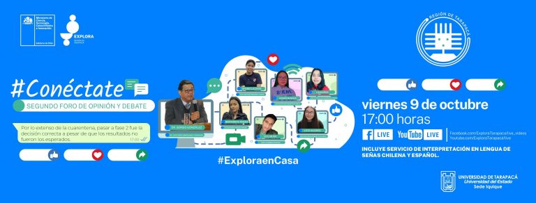 Viernes 9 de octubre: Segundo “Foro de opinión y debate, CONÉCTATE”
