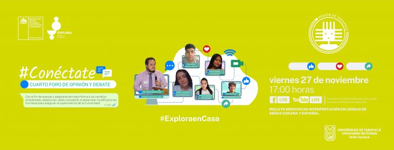 Viernes 27 de noviembre: Cuarto Foro de Opinión y Debate CONÉCTATE