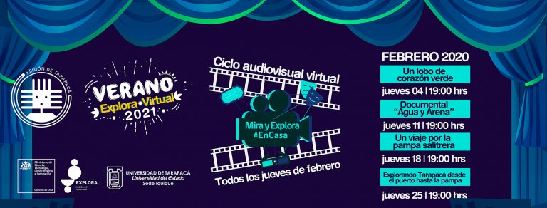 Explora Tarapacá invita a ciclo audiovisual los jueves de febrero 2021