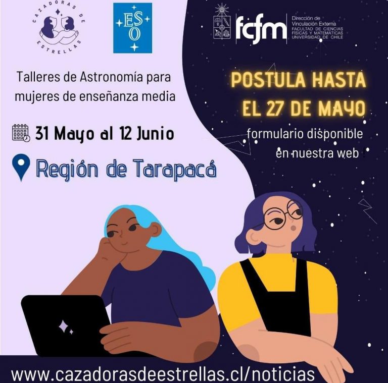 Cazadoras de Estrellas dicta taller de Astronomía exclusivo para la Región de Tarapacá