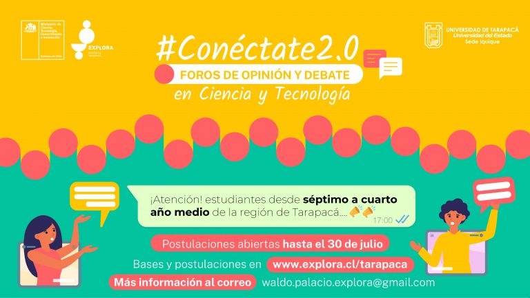 Postulación a foros de opinión y debate “Conéctate” 2021
