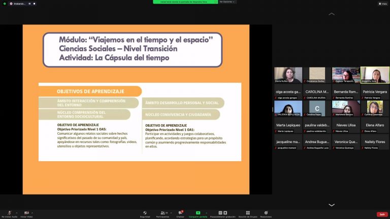  Programa para fortalecer las competencias científicas de profesionales de educación parvularia inicia proceso de capacitación