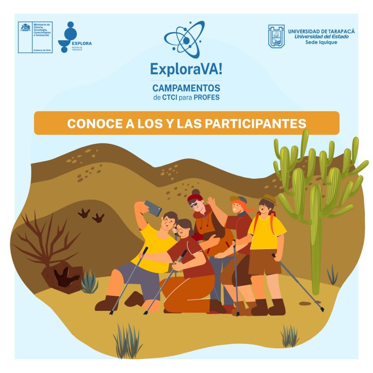 CONOCE A LAS Y LOS PARTICIPANTES DEL CAMPAMENTO PARA PROFES EXPLORA VA! 2023