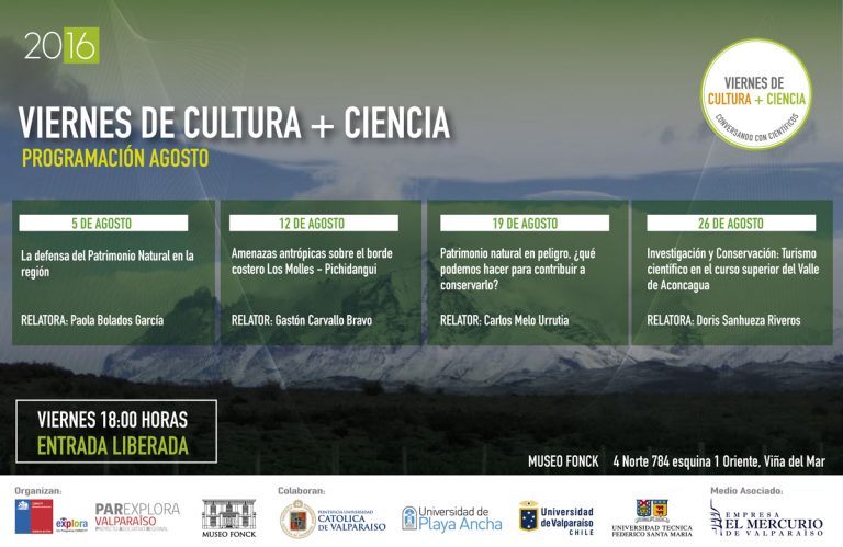 Agosto: Protección del patrimonio en Viernes de Cultura + Ciencia