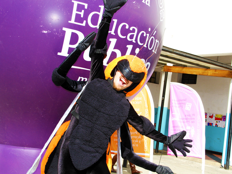 El "Abejorro Embajador" celebra el Día de la Educación Pública