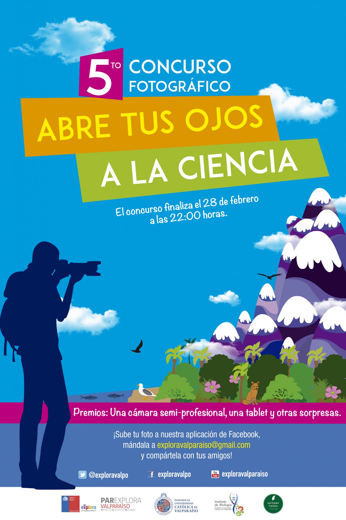 5° Concurso Fotográfico “Abre tus ojos a la ciencia”: ¡Registra la biodiversidad de nuestra región!