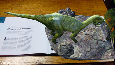Realidad aumentada y prehistórica: Libro “Viaje al Chile Prehistórico"