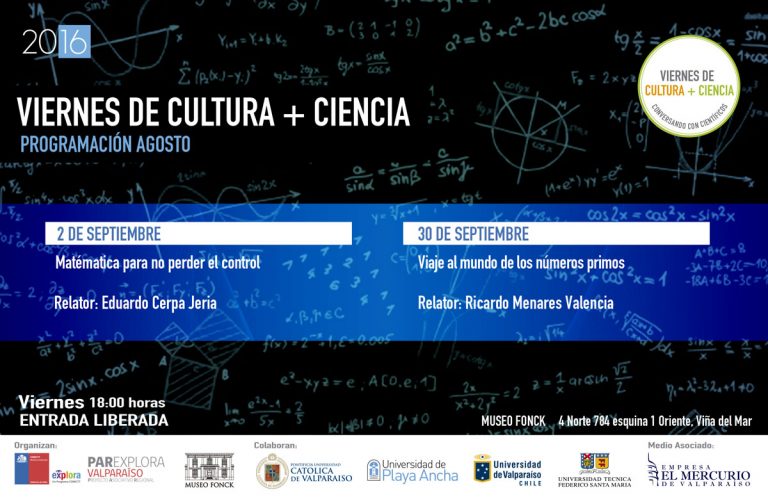 Matemáticas rigen el universo en Viernes de Cultura + Ciencia
