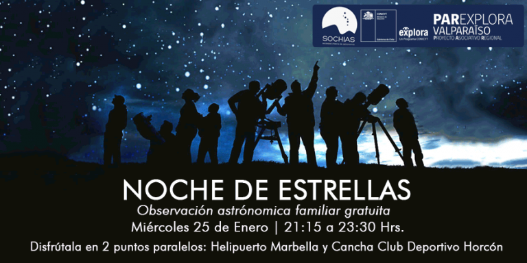 ¡Vivamos una “Noche de estrellas” en Horcón y Maitencillo!