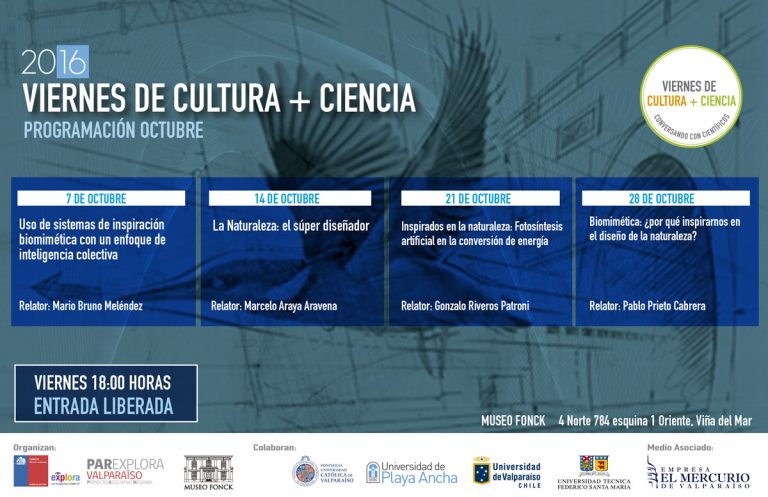 Biomimética inspira el Viernes de Cultura + Ciencia