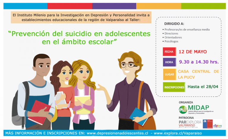 Taller sobre prevención del suicidio en la Región de Valparaíso