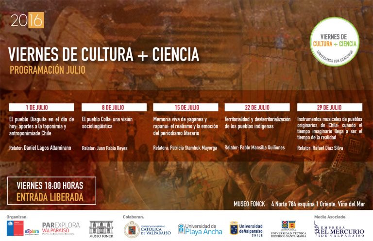 Conversemos de etnias en el Viernes de Cultura + Ciencia