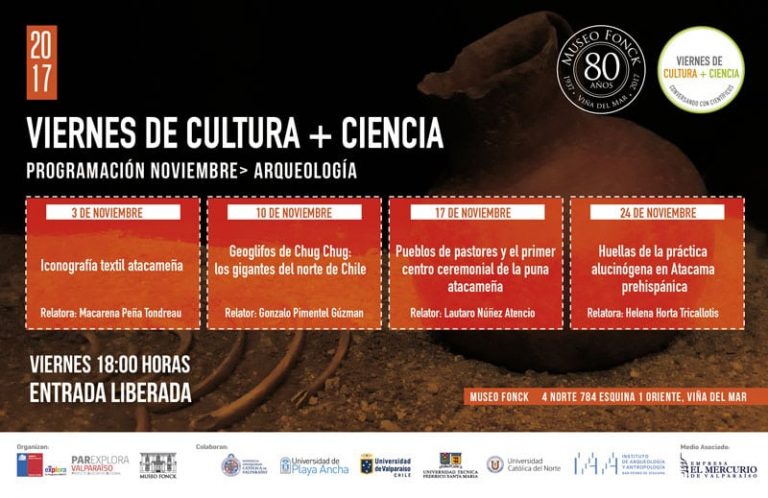 ¡Celebremos los 80 años del Museo Fonck con un Viernes de Cultura + Ciencia arqueológico!