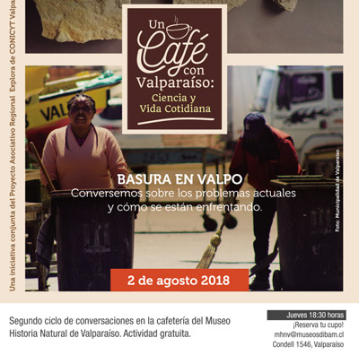 La basura se toma nueva sesión de “Un Café con Valparaíso”