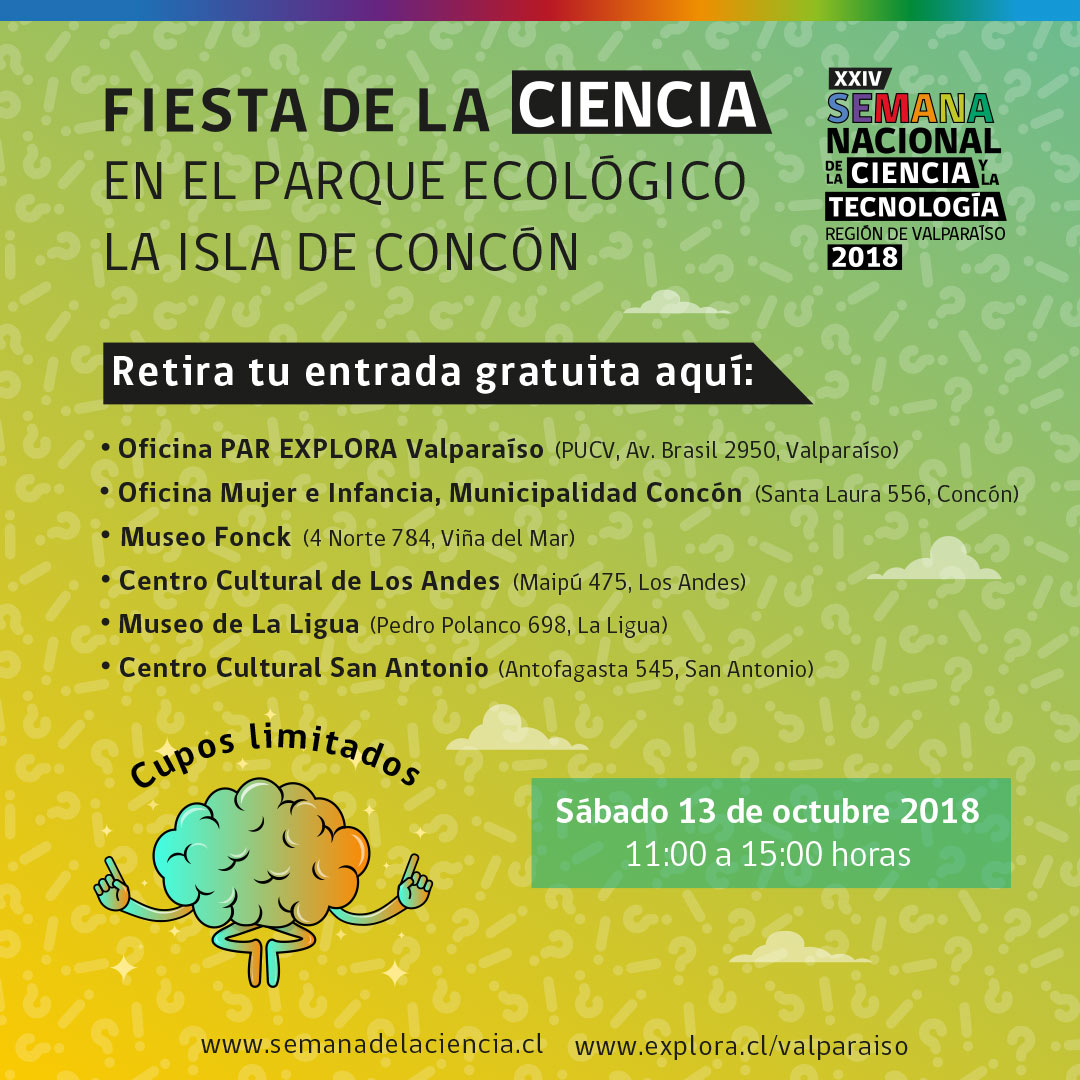 ¡Ya hay entradas disponibles! ¡No te pierdas la Fiesta de la Ciencia en el Parque Ecológico La Isla de Concón!