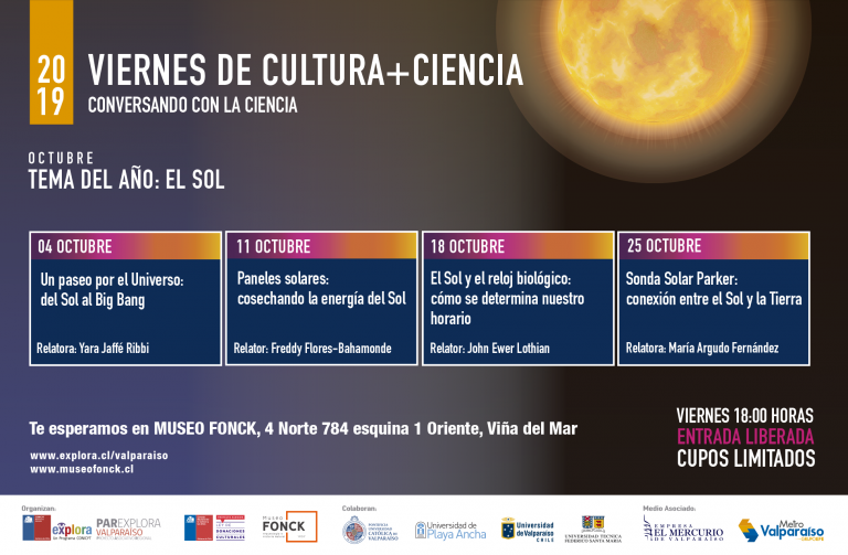 Celebra el año del Sol en nuestros Viernes de Cultura + Ciencia de octubre