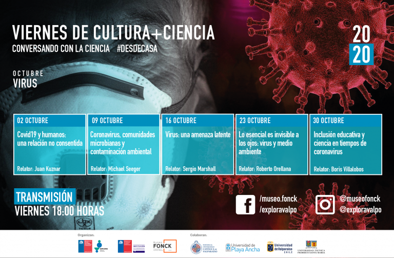 Descubre todas las facetas de los virus en nuestros Viernes de Cultura + Ciencia de octubre