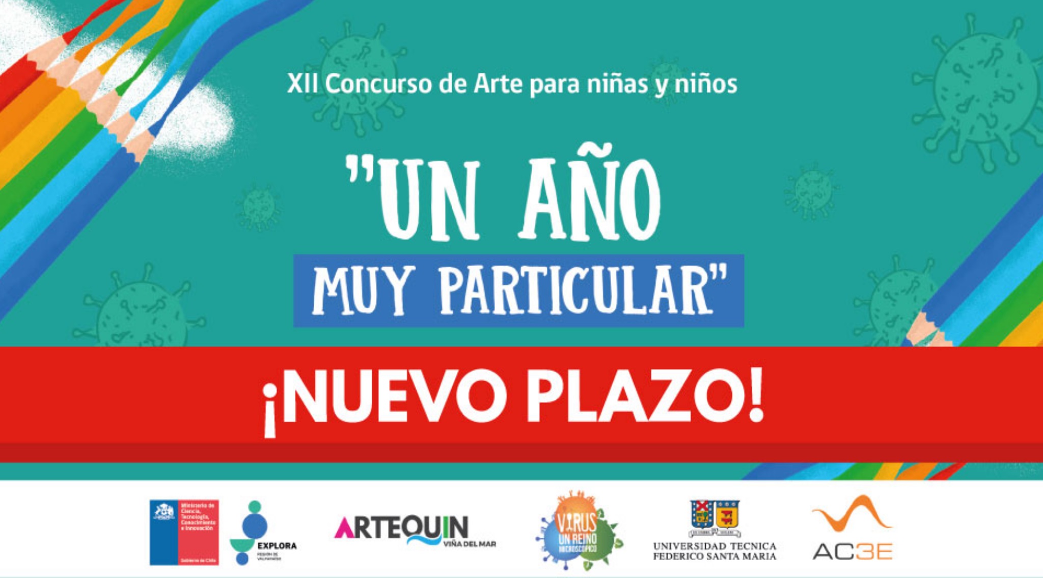 ¡Nuevo plazo! Aún puedes participar del XII Concurso de Arte: “Un Año muy Particular”