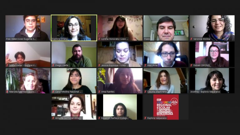 Con alta convocatoria se realiza Congreso Regional Escolar de las Ciencias y la Tecnología virtual