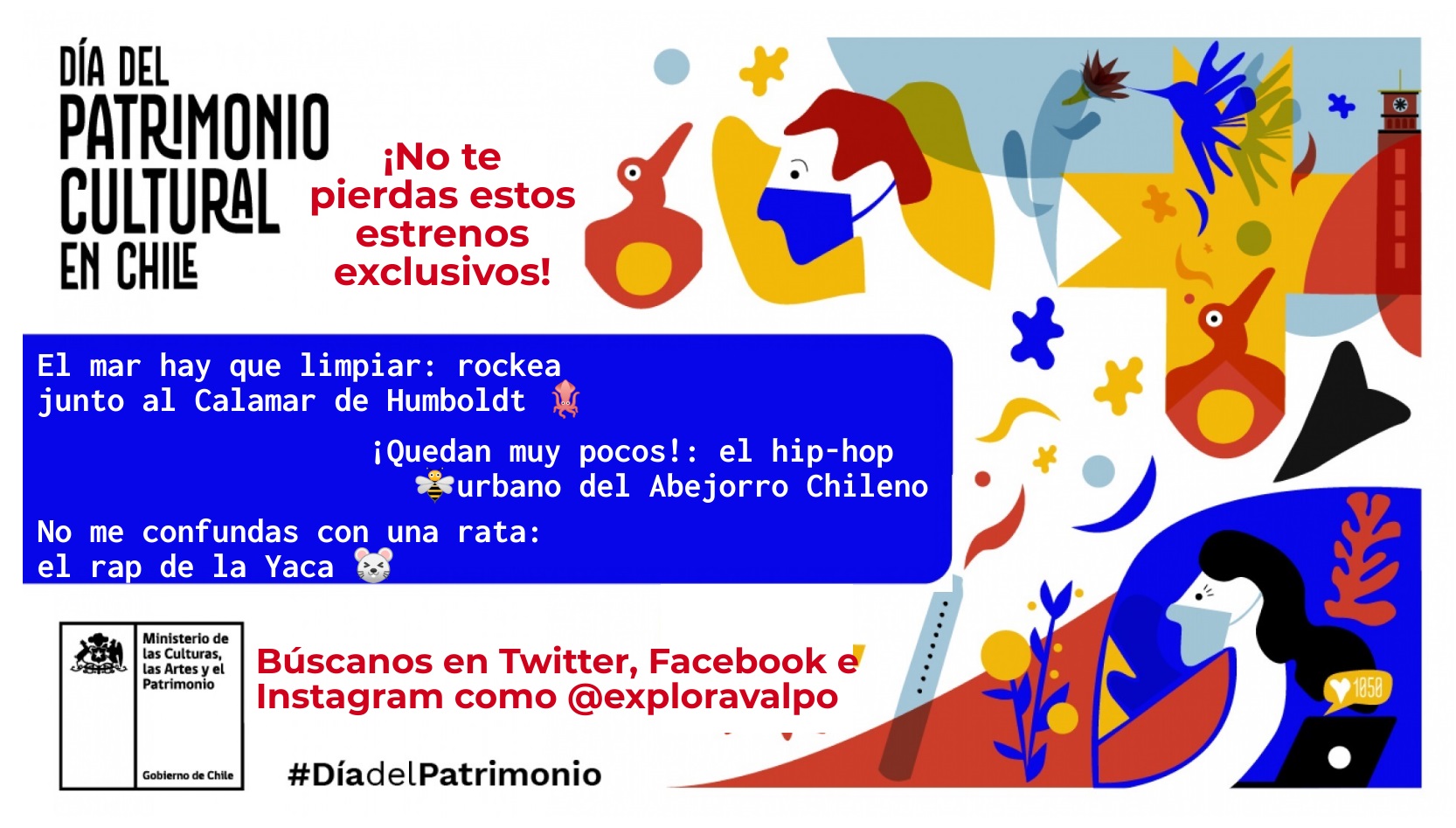 ¡Estrenos exclusivos! Explora Valparaíso se suma a al Día del Patrimonio con tres videos musicales