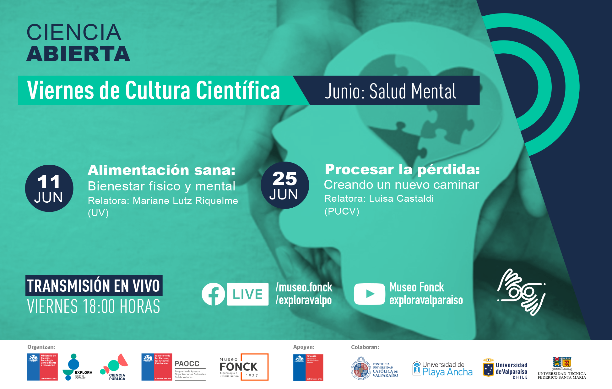 Salud mental en personas mayores: junio trae un renovado Viernes de Cultura Científica