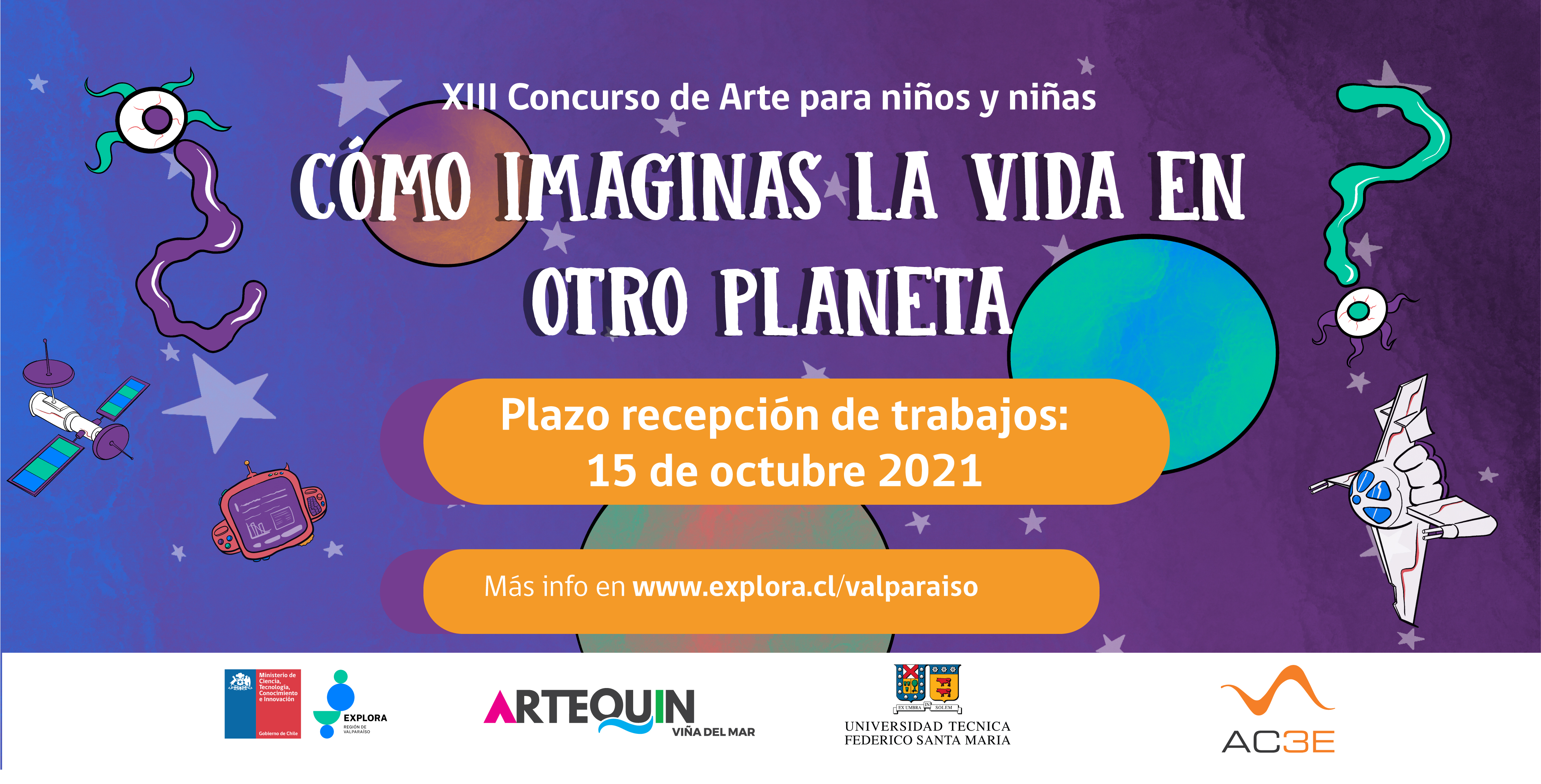 ¡Sueña y crea! Imagina la vida en otro planeta y envía tu obra de arte hasta el 15 de octubre