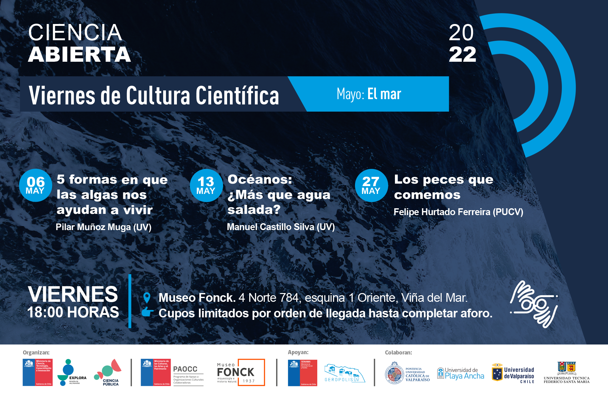 ¡Un retorno presencial esperado! En mayo vuelven los Viernes de Cultura Científica en el Museo Fonck