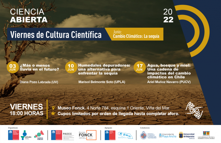 Los efectos de la crisis climática son el eje de las conversaciones de junio en Viernes de Cultura Científica