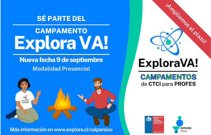 Hasta 9/9 estás a tiempo de postular y vivir la experiencia de Campamento Explora VA! Valparaíso