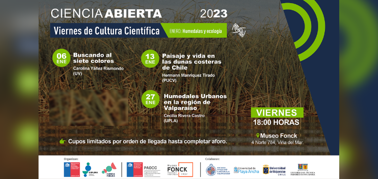 ¡Viernes de Cultura Científica vuelve con todo durante enero! Conoce el nuevo ciclo dedicado a los humedales y la ecología